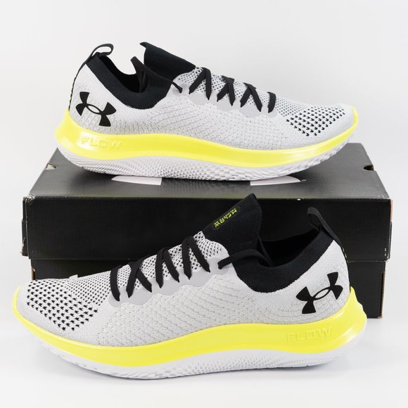 Under Armour Flow Velociti SE 'White Hi Vis Yellow' 3024016-109 Running Training - Picture 12 of 13